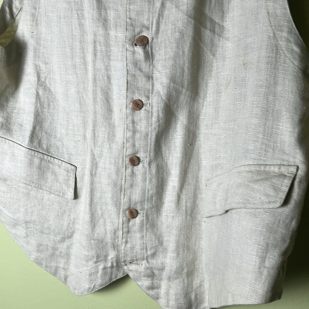 Joseph  ABBOUD  academic,Light tan Button-Up Vest
